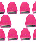 Atorakushon   Non Woven Fabric Blouse Cover Saree Cover Jeans Trousers Clothes Organizer For Wardrobe Pack Of 10 Pink