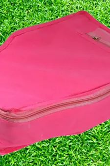 Atorakushon   Non Woven Fabric Blouse Cover Saree Cover Jeans Trousers Clothes Organizer For Wardrobe Pack Of 10 Pink
