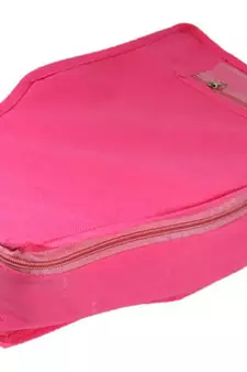Atorakushon   Non Woven Fabric Blouse Cover Saree Cover Jeans Trousers Clothes Organizer For Wardrobe Pack Of 12 Pink