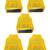 Atorakushon   Non Woven Fabric Blouse Cover Saree Cover Jeans Trousers Clothes Organizer For Wardrobe Pack Of 5 Yellow