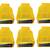 Atorakushon   Non Woven Fabric Blouse Cover Saree Cover Jeans Trousers Clothes Organizer For Wardrobe Pack Of 6 Yellow