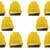 Atorakushon   Non Woven Fabric Blouse Cover Saree Cover Jeans Trousers Clothes Organizer For Wardrobe Pack Of 10 Yellow