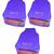 Atorakushon   Non Woven Fabric Blouse Cover Saree Cover Jeans Trousers Clothes Organizer For Wardrobe Pack Of 3 Blue