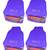Atorakushon   Non Woven Fabric Blouse Cover Saree Cover Jeans Trousers Clothes Organizer For Wardrobe Pack Of 4 Blue