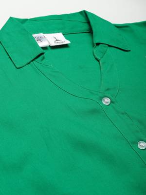 Green plain cotton tunics
 5