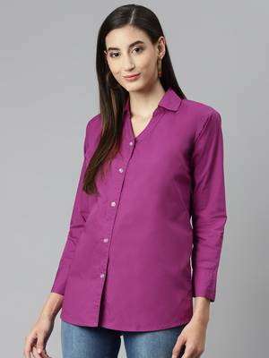 Purple plain cotton tunics
 3