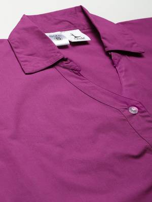 Purple plain cotton tunics
 5