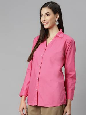Pink plain cotton tunics
 2