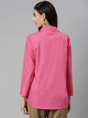 Pink plain cotton tunics
 4
