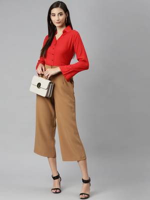 Red plain cotton tunics
 1