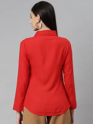 Red plain cotton tunics
 4