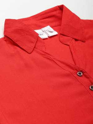 Red plain cotton tunics
 5