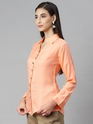 Peach plain cotton tunics
 2