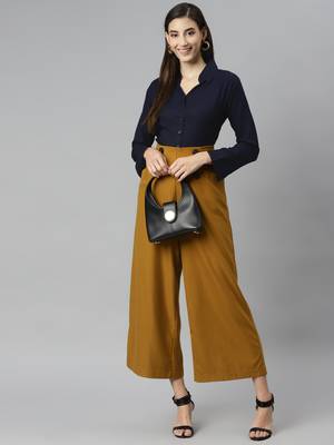 Blue plain cotton tunics
 1