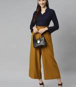 Blue plain cotton tunics
