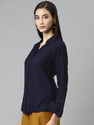 Blue plain cotton tunics
 2