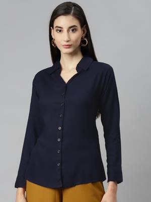 Blue plain cotton tunics
 3