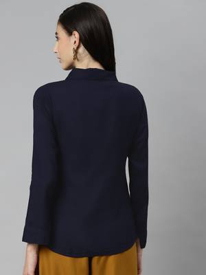 Blue plain cotton tunics
 4