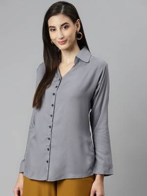 Grey plain cotton tunics
 3