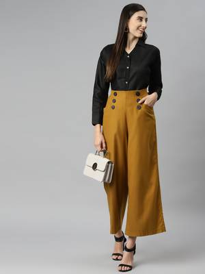 Black plain cotton tunics
 1