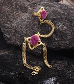 Red haath-phool-hath-panja