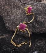 Red haath-phool-hath-panja