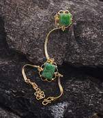 Green haath-phool-hath-panja