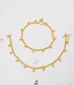 Gold anklets