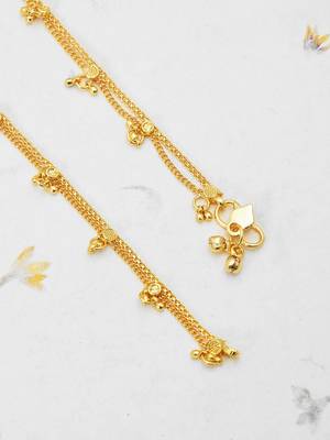 Gold anklets 4