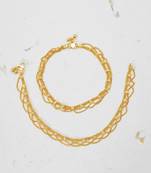 Gold anklets