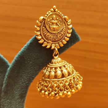 Gold jhumkas 2