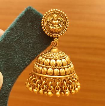 Gold jhumkas 2