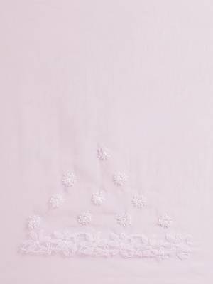 Ada Hand Crafted Mauve Faux Georgette Lucknowi Chikankari Women Indian Saree With Blouse - A129590 5