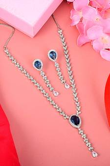 Blue necklace-sets