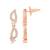 Gold CZ necklace-sets