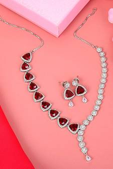Red necklace-sets