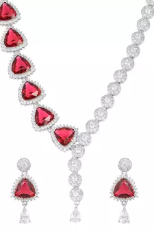 Red necklace-sets