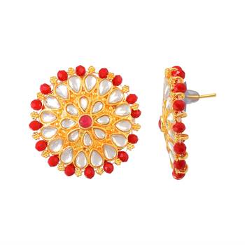 Red Choker Necklace-sets 3