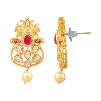 Gold Kundan necklace-sets 3