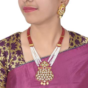 Gold Kundan necklace-sets 4