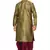 Men's Coper Gold kurta Maroon Dhoti