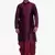 Men's Pink Voilet Kurta Maroon Dhoti