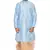 Men's Sky Blue kurta Gold Dhoti