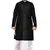 Men's Black Kurta White Dhoti