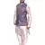 Men's Double Tone Matching Kurta Churidar Burly Wood Colour Waistcoat