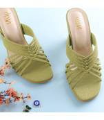 Green - Natural ( Blocks Heels )