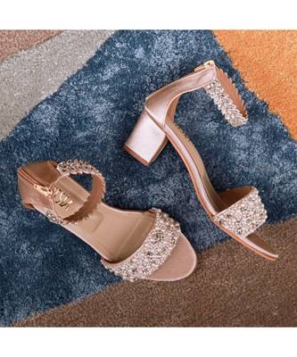 Pearl Bride (Blush Pink Crystal Stones Blocks Festive Customised Blocks 1