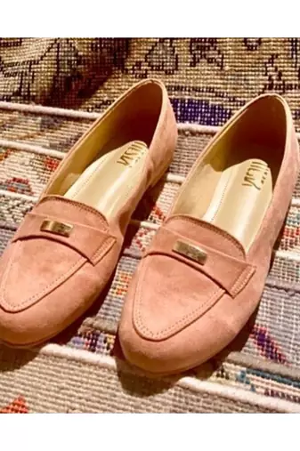Anna (Close Ballerina Suede Flats )