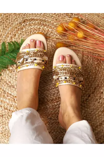 Jewel (Beige) (Accessories Sliders Gold)