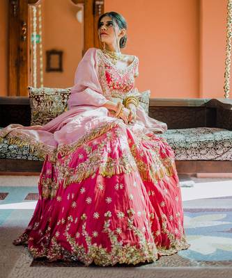 Pink Embroidery Lehenga 5